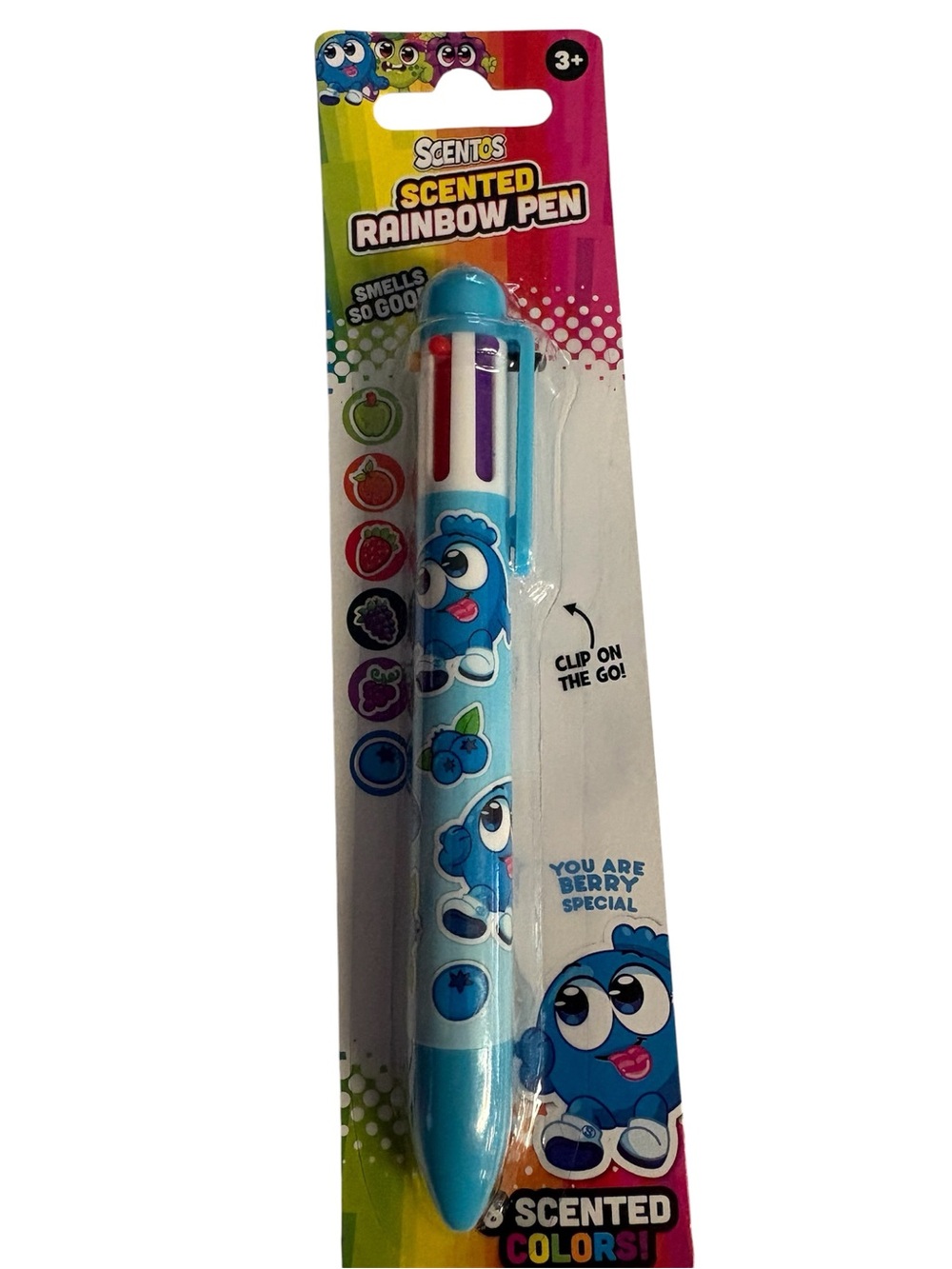 Scented Rainbow Multi-Color Pen - Blue